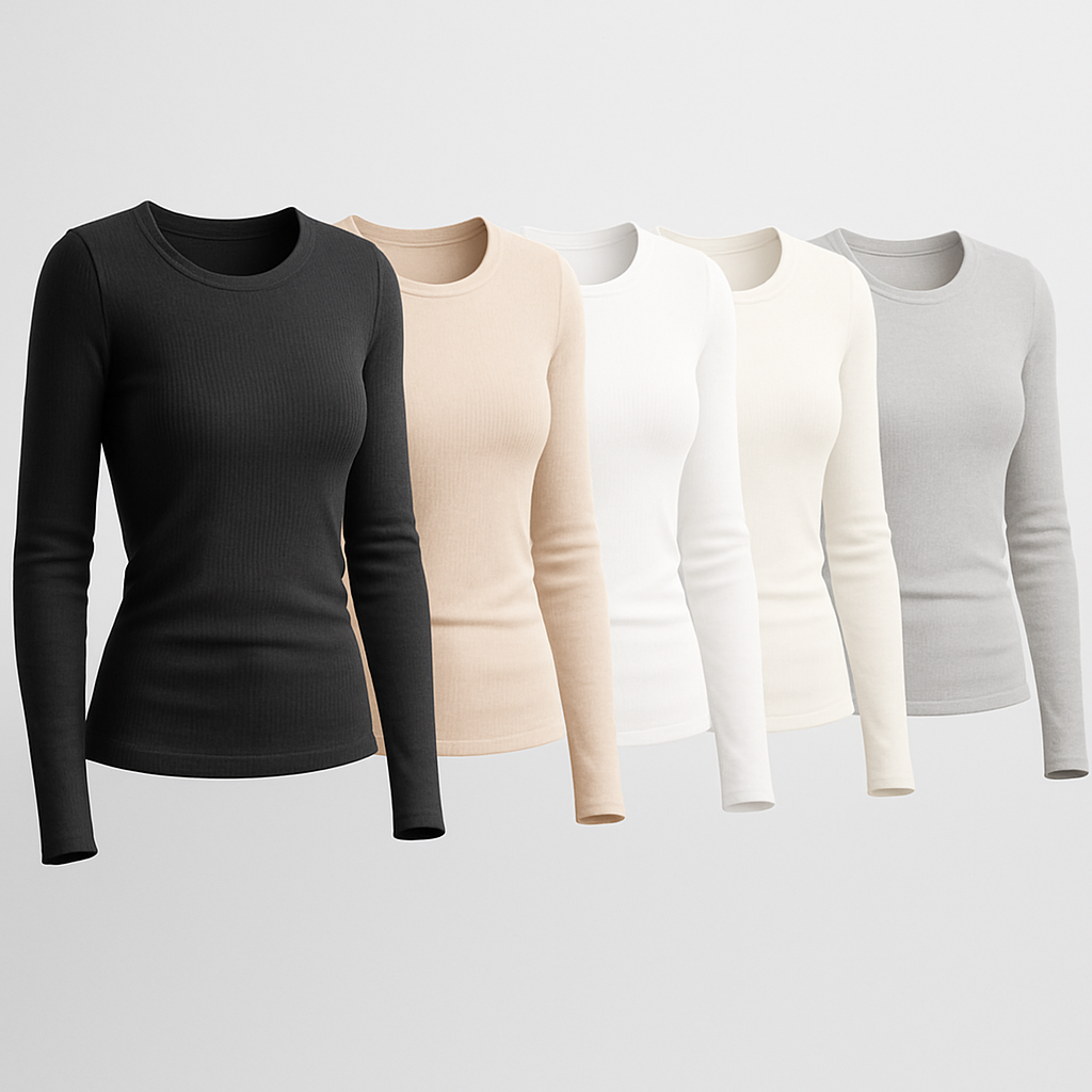 Set of 5 - Breathable Long Sleeve Top