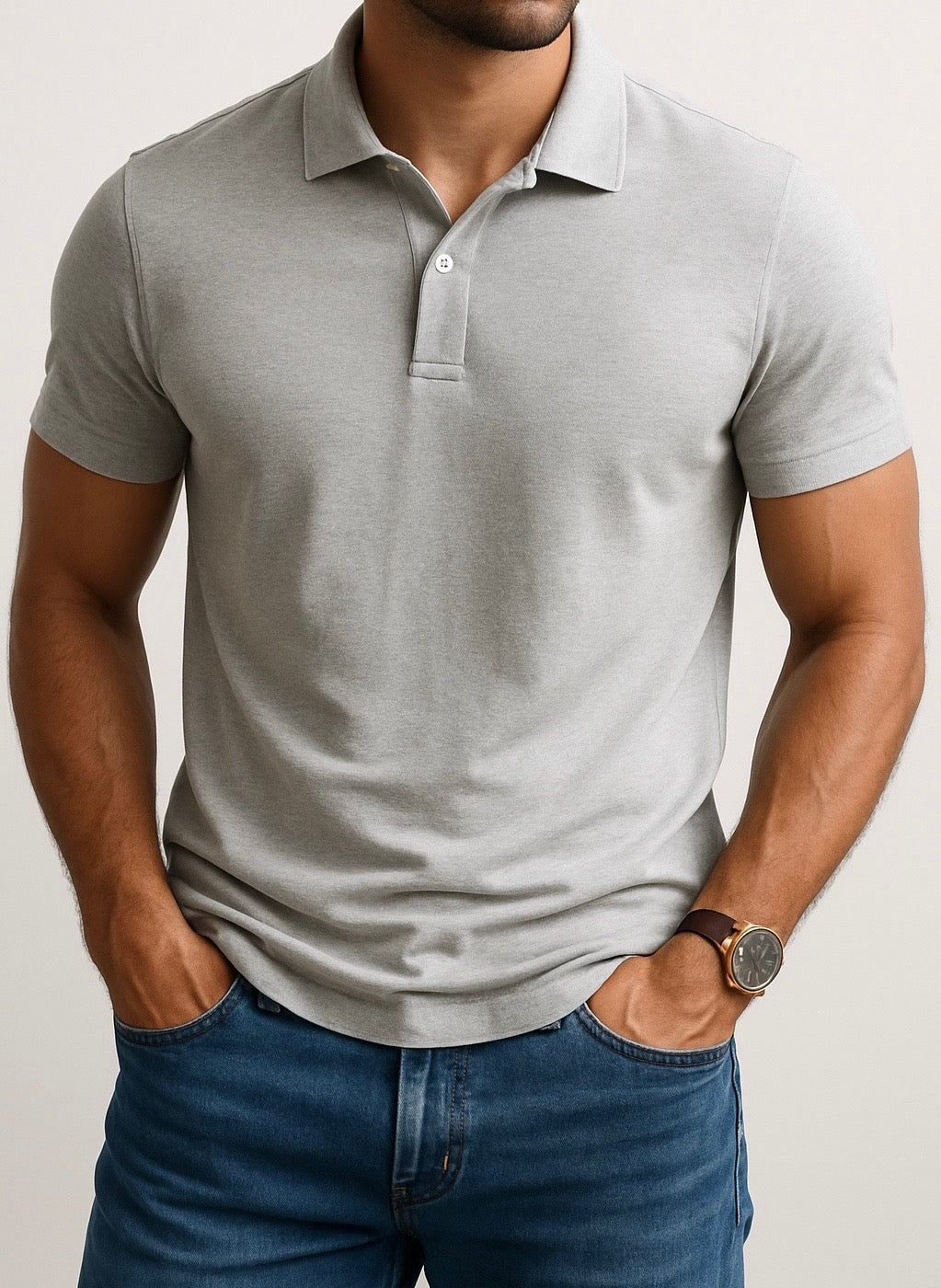 Pure Cotton Polo T-Shirt