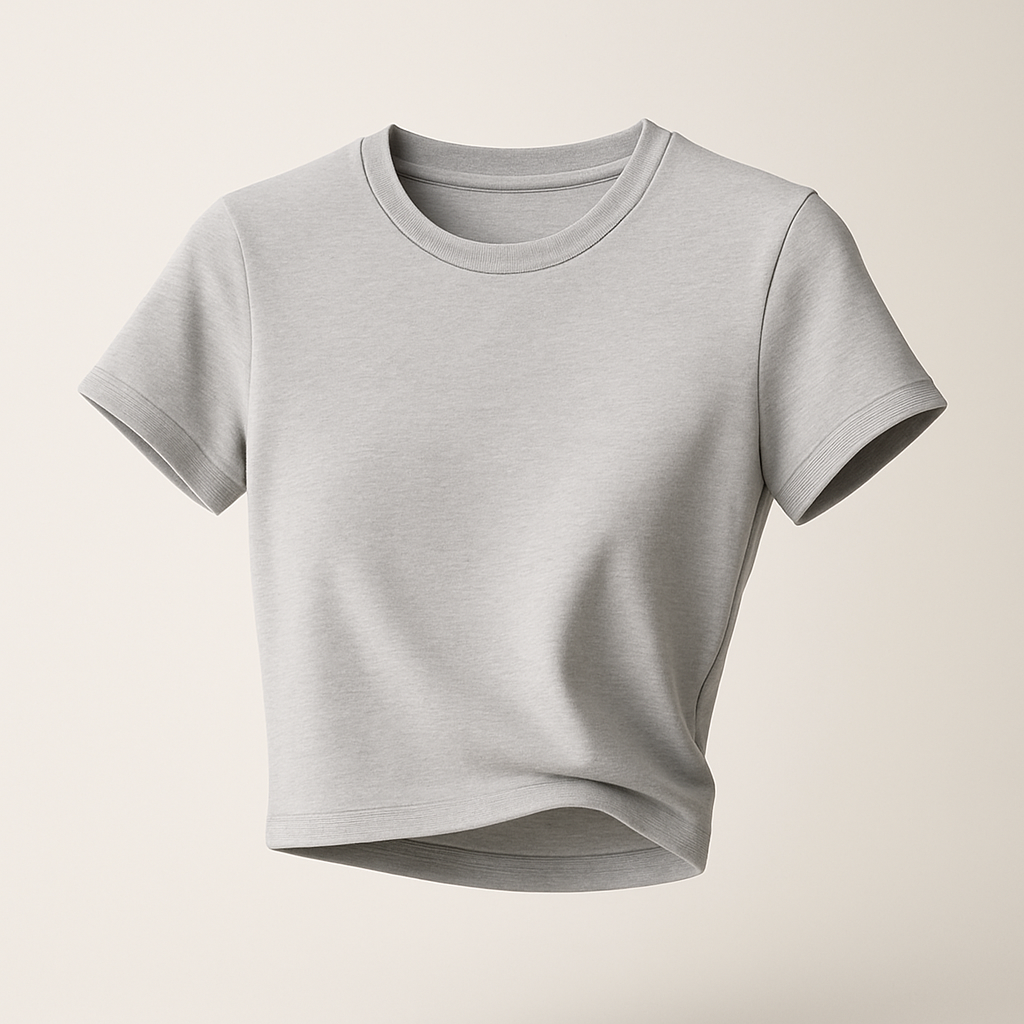 Fitted Cropped T-Shirt