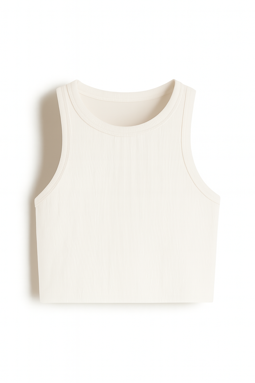 Ribbed Sleeveless Crop Top